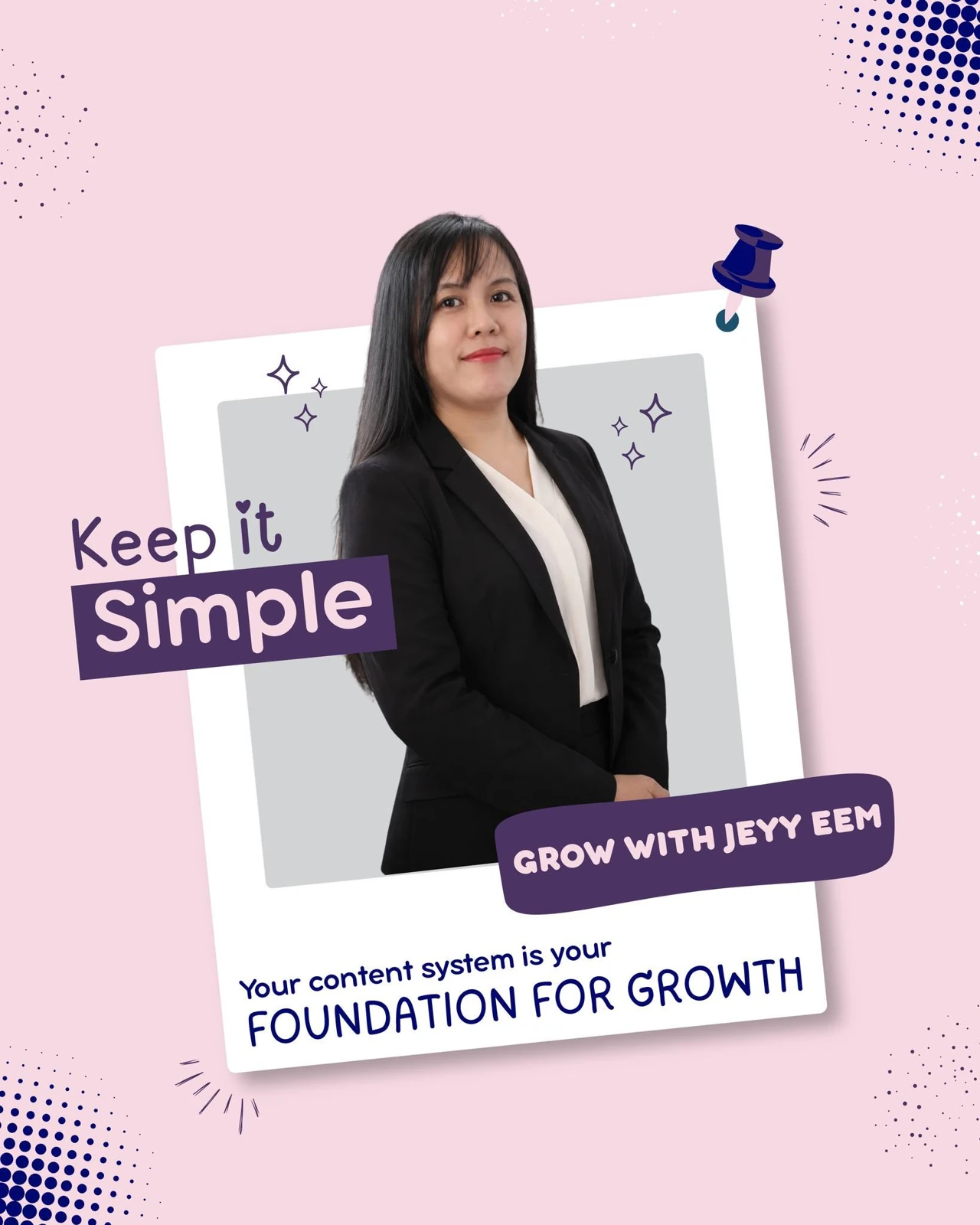 Grow With Jeyy Eem Keep it simple portfolio sample