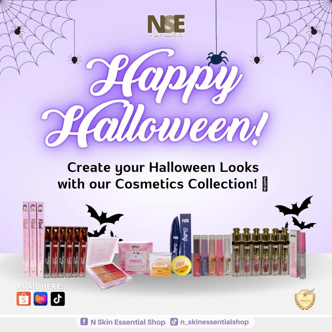 N Skin Essentials Halloween collection portfolio sample